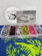 Load image into Gallery viewer, Cam's 120pc. Hand Painted Assortment "Nasty Bend Hooks" Jighead Kit