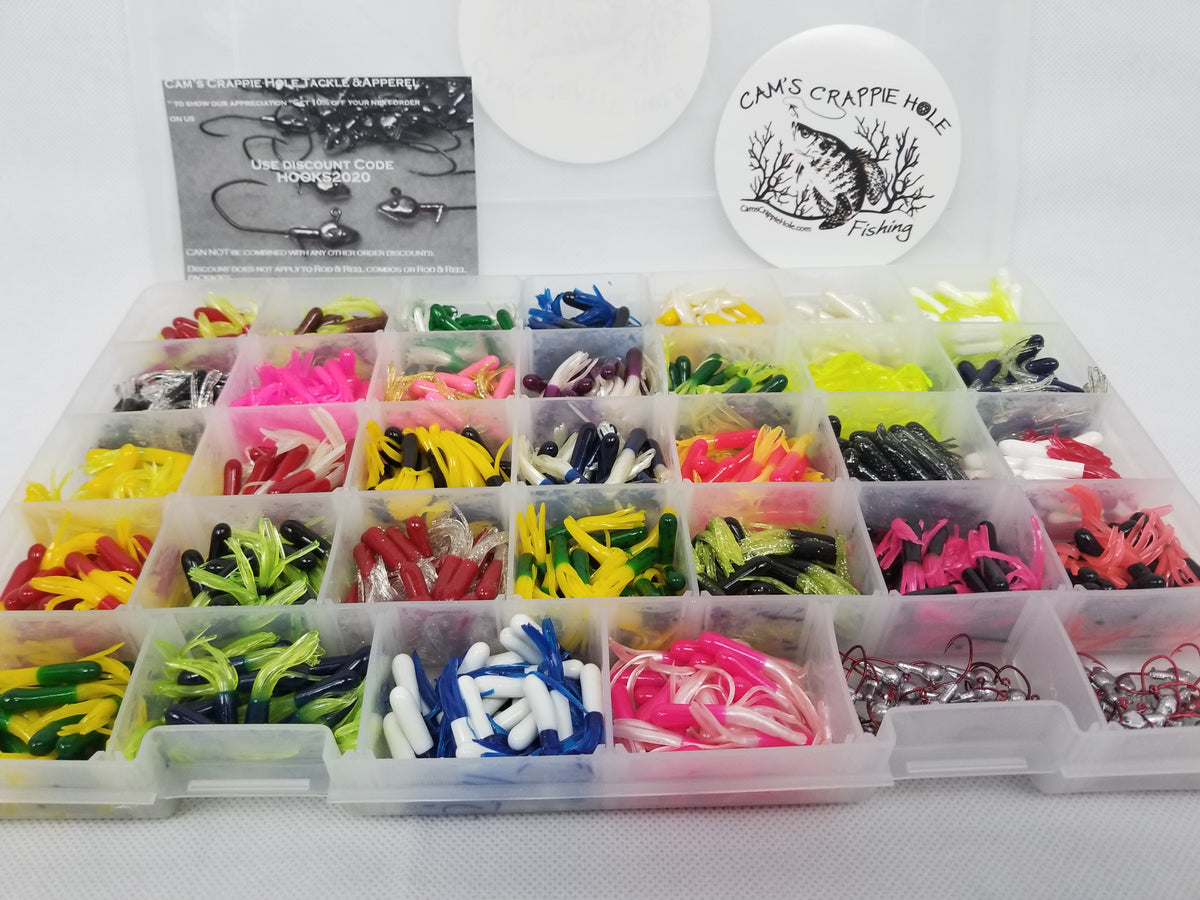 Cam's 120ct Fresh Water Specialty Crappie And Panfish Hook Kit