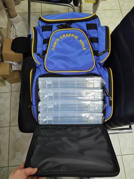 Cam's Crappie Hole Water Resistant Backpack Tackle Box – Cam's Crappie Combos'