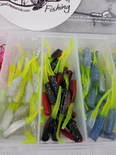 Load image into Gallery viewer, Cam&#39;s Complete Stinger Shad [Hologram Flake] Starter Assortment Package Kit
