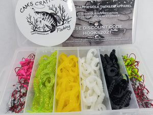 Cam's Double Tailed Shad Assortment Complete Package Kit (2)