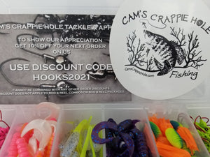 Cam's (F) "ELITE" Assorted Plastic Crappie Kit