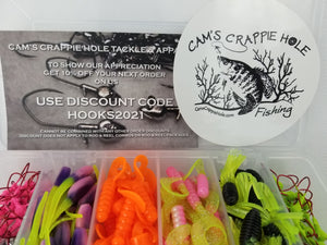 Cam's (H) "ELITE" Assorted Plastic Crappie Kit