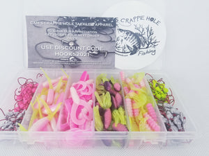 Cam's (A) "ELITE PINK" Assorted Plastic Crappie Kit