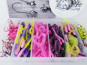 Cam's (A) "ELITE PURPLE" Assorted Plastic Crappie Kit