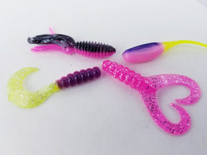 Cam's (A) "ELITE PURPLE" Assorted Plastic Crappie Kit