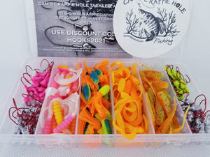 Cam's (A) "ELITE ORANGE CREAM" Assorted Plastic Crappie Kit