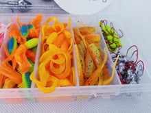 Load image into Gallery viewer, Cam&#39;s (A) &quot;ELITE ORANGE CREAM&quot; Assorted Plastic Crappie Kit
