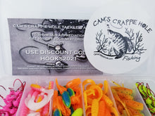 Load image into Gallery viewer, Cam&#39;s (A) &quot;ELITE ORANGE CREAM&quot; Assorted Plastic Crappie Kit
