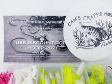 Load image into Gallery viewer, Cam&#39;s (A) &quot;ELITE WHITE KNIGHT&quot; Assorted Plastic Crappie Kit
