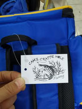 Load image into Gallery viewer, Cam&#39;s Crappie Hole Water Resistant Backpack Tackle Box
